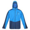 Regatta Mens Highton Stretch II Waterproof Jacket Sky Diver Blue/Admiral Blue 3XL
