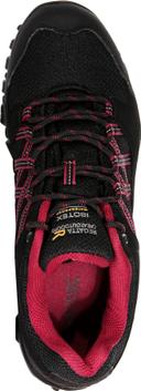 Regatta Womens/Ladies Edgepoint III Walking Shoes Black/Beaujolais 7 UK