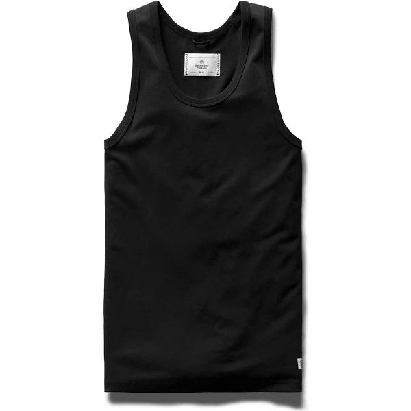 Reigning Champ Men's Copper Jersey Tank Top in Black - Size: Medium