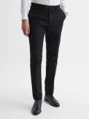 Reiss Eastbury - Black Slim Fit Chinos, 28R