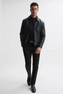 Reiss Eastbury - Black Slim Fit Chinos, 28R