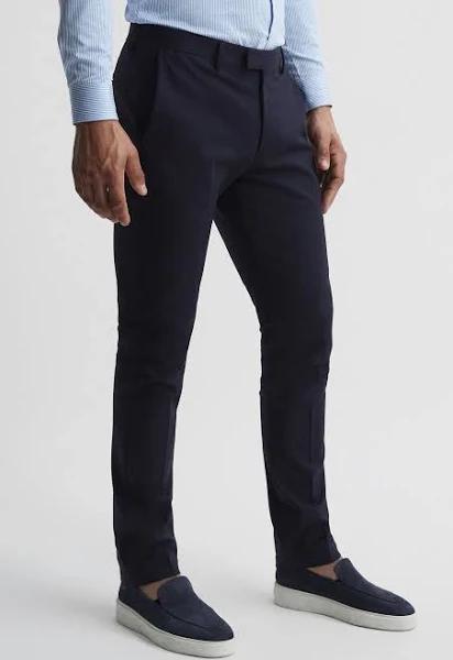 Reiss Eastbury - Navy Slim Fit Chinos, 32S