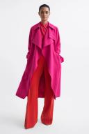 Reiss Eden - Pink Trench Coat, 12
