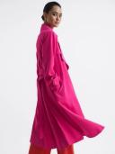 Reiss Eden - Pink Trench Coat, 12