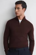 Reiss Multi Blackhall Two Pack of Merino Wool Zip Neck Jumpers, M