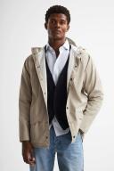 Reiss Putty Rains Hooded Raincoat Jacket, XS