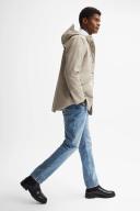 Reiss Putty Rains Hooded Raincoat Jacket, XS