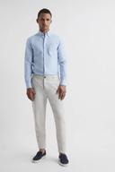Reiss Soft Greenwich - Blue Soft Wash Button Down Oxford Shirt, L