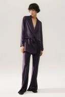 Relaxed Blazer - Blackberry - Silk Laundry