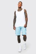 Relaxed Fit Cargo Chino Shorts