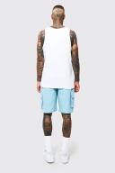 Relaxed Fit Cargo Chino Shorts