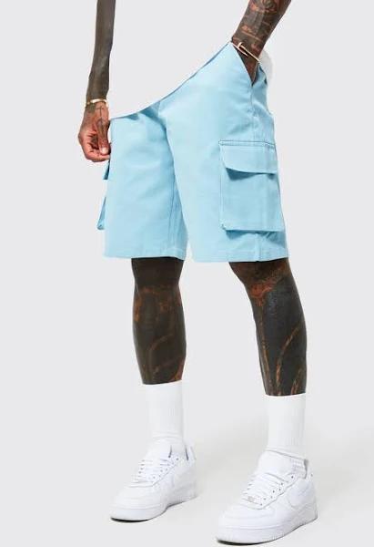 Relaxed Fit Cargo Chino Shorts