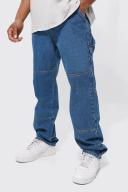 Relaxed Fit Carpenter Jeans with Drop Crotch