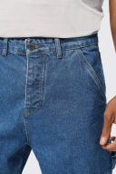 Relaxed Fit Carpenter Jeans with Drop Crotch