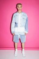 Relaxed Fit Worker Panel Denim Shorts