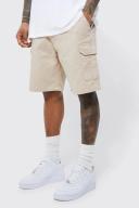 Relaxed Fixed Waist Cargo Short