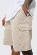 Relaxed Fixed Waist Cargo Short