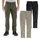 Relaxed Ripstop Cargo Work Pants, Black, Size 40