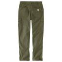 Relaxed Ripstop Cargo Work Pants, Green, Size 33