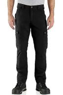 Relaxed Ripstop Cargo Work Pants, Grey, Size 33