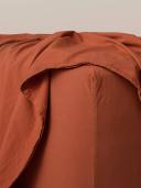 Remy Vintage Washed Cotton Mega 50cm Fitted Sheet Terra / Mega King