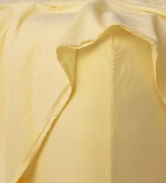 Remy Vintage Washed Fitted Sheet | Fast Australia-wide Shipping Lemon / Double