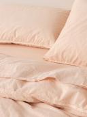 Remy Vintage Washed Fitted Sheet | Fast Australia-wide Shipping Mineral / Queen