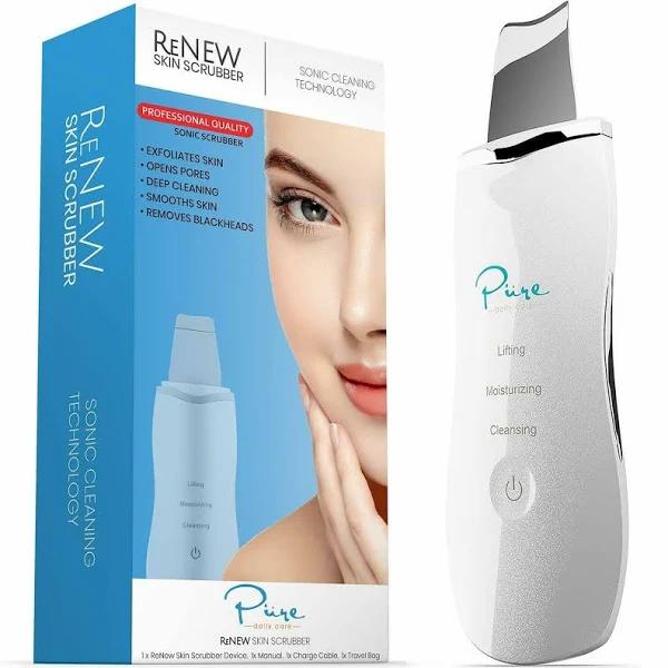 ReNew Skin Scrubber Professional Sonic Facial Exfoliation Device - Oil