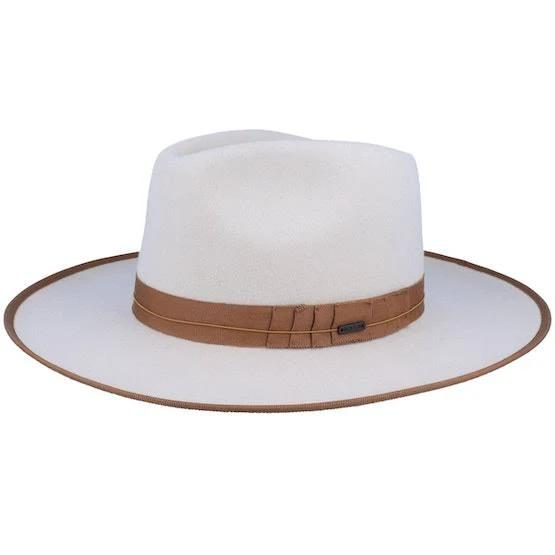 Reno Felt Fedora Hat - Dove L