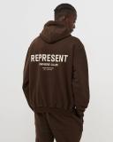 Represent Brown Cotton Sweatshirt - L