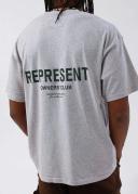 Represent Mens Owners Club T-Shirt - Light Grey Marl - Size: XL