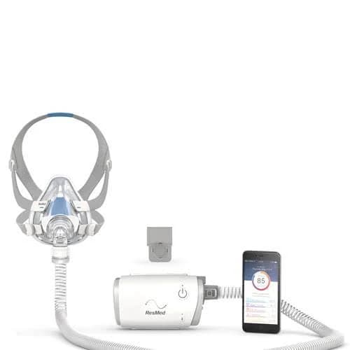 ResMed AirMini Cpap Machine With AirTouch F20 Full Face Mask Medium