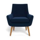 Retro Fabric Occasional Armchair Ink by Freedom