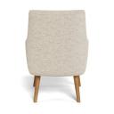 Retro Fabric Occasional Armchair Vanilla by Freedom