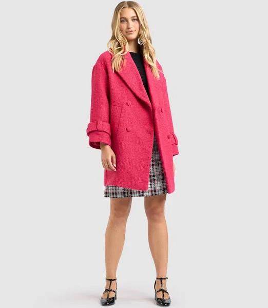 Review Hollywood Coat in Pink 10