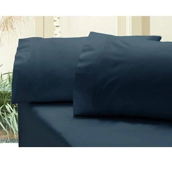 Revive 400TC Cotton Sateen Combo Set Double Navy