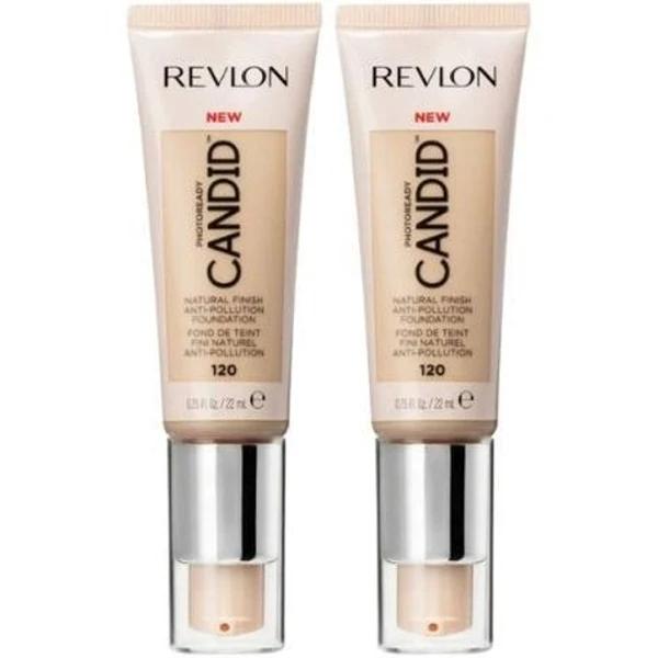 Revlon 2 x PhotoReady Candid Foundation 22ml - 120 Buff