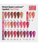 Revlon Super Lustrous Lipstick with Vitamin E and Avocado Oil, Pearl Lipstick in Pink, 450 Gentlemen Prefer Pink, 0.15 oz