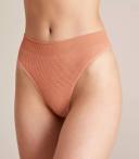 Ribbed Seamfree Hi-Waisted G-string Briefs - Lily Loves