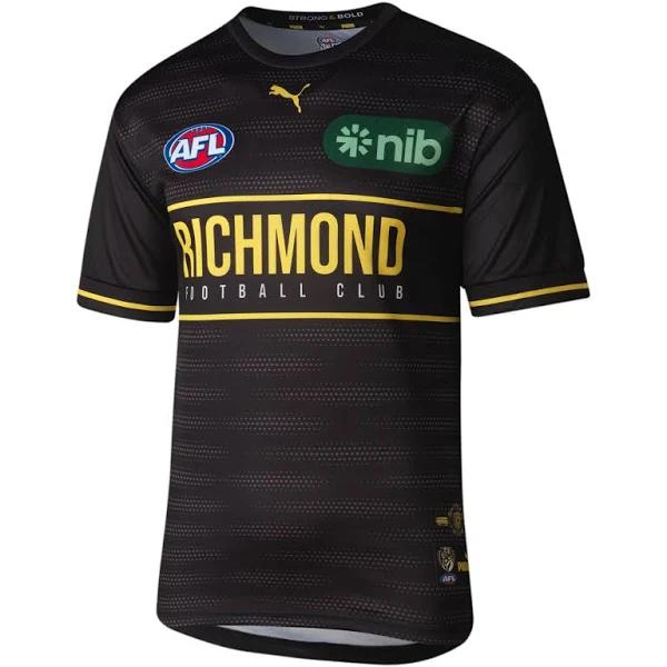 Richmond Football Club Replica Warm Up Top in Black/Rfc, Size XL by Puma