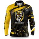Richmond Tigers Youths Fish Finder Fishing Shirt Size:12