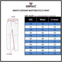RIDERACT Men Bikers Style Jeans Grey - 42