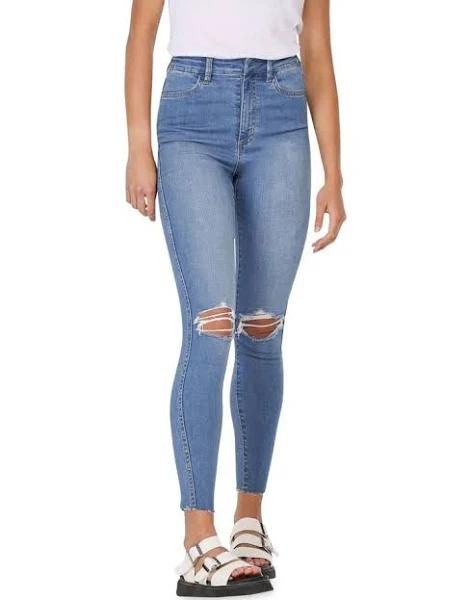 Riders by Lee Hi Rider Skinny Jeans Blue Belief Mid Blues 12