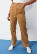 Riders by Lee High Flare in Toffee Cord Brown 9