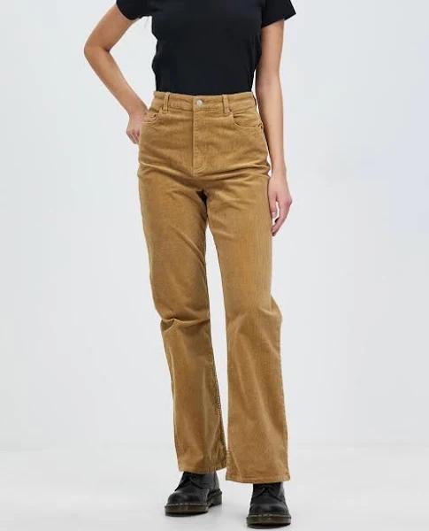 Riders by Lee High Flare in Toffee Cord Brown 9