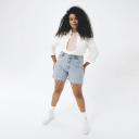 Riders by Lee High Wide Short in Vintage Blue LT Blue 7