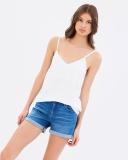 Riders by Lee Mid Thigh Short Venus Blue R551253CS1 Women's 10