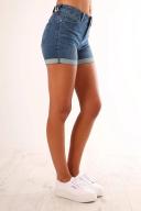 Riders by Lee Mid Thigh Short Venus Blue R551253CS1 Women's 10