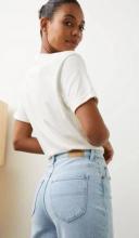 Riders Hi Flare Relaxed Jean Blue Outlook, AU 14 / Blue