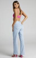 Riders Hi Flare Relaxed Jean Blue Outlook, AU 14 / Blue